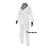 Anime Danganronpa V3 Kokichi Nonna Uniformi Sciarpa Cappotto Set Costume Cosplay Vestiti Anime Halloween Stage Performance Uniform J220720