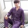 Vêtements de nuit masculins Aipeace Pyjama Suit Satin Silk Pyjamas Sets Couple Famille Pijama Lover Night Suit Men Women Women Casual Home Vêtements 221105