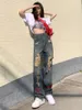 Women's Pants Cool Women Loose Girls Hip Hop Fashion Harajuku Ripped Baggy Jeans Casual Ins Gothic Boyfriend Summer Punk