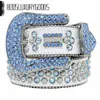2023 Designer BB Cintura BB Cinture Simon per uomini Donne Diamante Shiny Diamond Nero su nero Blu Bianco Multicolour123458