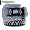 2023 디자이너 BB 벨트 남성용 남성용 벨트 반짝이는 다이아몬드 벨트 블랙 블랙 블루 흰색 멀티 컬러