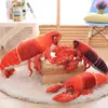 Simulation Homard Câlin Doux Dessin Animé Créatif Homard Câlin Animal Pop Décoration De La Maison Jouets Canapé Coussin Enfants Garçons Cadeau J220729