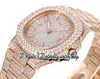 2022 MSF ms5711 324SC A324 Automatic Mens Watch Paved Diamonds Dial Stick Markers Fully Iced Out Diamond Rose Gold Bracelet Super Edition eternity Jewelry Watches