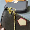 고품질 좋아하는 여성 크로스 바디 지갑 메신저 가방 핸드백 꽃 디자이너 레이디 숄더백 미니 3 PC/세트 M44840