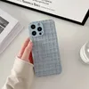 Dokuma INS Korean Taze Stil Yumuşak Telefon Kılıfları Tasarımcıları İPhone 14 Pro Max Plus iPhone14 13 12 11 TPU Şok geçirmez kamera lens koruyucu kapak