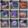 LED CHROSICH PACEDAW CASE LIGHT UP THEW COVER PLOCED PRINTINGE DISCITION CUSHION COSTHION COSTHER Home Car Hotel XMAS Decoration 29 Style DW6800