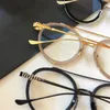 Nowa moda okrągła rama optyczna optyczne okulary Paratestes II Retro Popularny styl High End Okulary z pudełkiem może robić soczewki na receptę