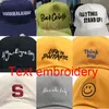 Ball Caps Aangepaste Hoed Borduren Letters Ademend Net Baseball Mannen Vrouwen Hip Hop Platte Hoeden Zomer Casual Gorra Plana 2211056549768