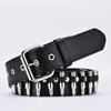 Ceintures mode dames en cuir punk ceinture rivet creux marque de luxe ceinture personnalité rock sauvage réglable jeune tendance ceinture 221107