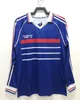 1998 1990 RETRO Maglia da calcio francese VINTAGE ZIDANE HENRY MAILLOT maglie 1996 2006 Maglia da calcio Maglia da calcio Trezeguet finale 2006 bianco 2022