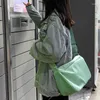 Evening Bags Korean Canvas Crossbody Bag For Women 2022 Nylon Waterproof Female Handbags Girl Student Shoulder Messenger Book Satchels