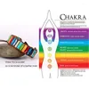 Charm Bracelets 7 Chakra Reiki Healing Natural Stone Beaded For Men Women Handmade Rope Leather Wrap Yoga Flower Jewelry Gift