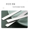 Dinnerware Sets HEYI Spoon Knife Fork Set 304 Stainless Steel Cutlery Korean With Square Handle Western HY