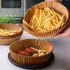 Air Fryer Baking Pan Disponível de papel Liner 50pcs/Conjunto de churrasqueira à prova de óleo Roudo Acessório de cozinha de churrasco
