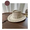 Bérets Rétro Jazz Chapeau Large Bord Tendance Bassin Caps Vintage Western Cowboy All-match Surprise Cadeaux Pour Petit Ami Petite Amie Unisexe