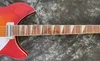 LVYBEST Anpassad 12 strängar Electric Guitar Ricken 360 Basswood Body Rosewood Fretboard 'R' Sakstycke Honney Burs