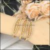 Bangle Bangle Sunspicems الجزائر المغرب نمط أوراق ذهبية للنساء العروس العربية رقيقة الزفاف مجوهرات الأطفال عائلة هدية banglebangle dhj2z