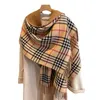 Winter Cashmere Scarf Women Design Print Pashmina Shawls Wraps Thick Warm Female Bufanda Stoles Hijab Blanket