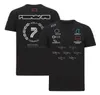 New F1 racing suit T-shirt Team Summer Short Sleeve Champion Clothes Men's Customization