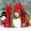 무릎 패드 리 크리스마스 포장 선물 가방 내구성있는 귀여운 특별한 드로 스트링 파티 용품
