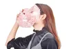 Маски для сна Охлаждающая маска для лица из натурального розового кварца и нефрита для сна Каменный массаж лица Антивозрастная аметистовая маска для красоты Охлаждающая Healin8771680