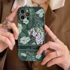 Green Forest tiger Luxury Designer Classic Letter Fashion Brand Shockproof Phone Cases For iPhone 15promax 15pro 15 14 14promax 14pro 12 12pro 13 13ProMax 11promax