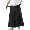 Pantalon homme japonais Hakama Harajuku Kimono grande taille décontracté large hommes vêtements Style chinois Hanfu Tang costume