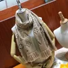 designer sjaal set voor mannen vrouwen winter wol Mode ontwerper kasjmier sjaal Ring luxe plaid check sciarpe echarpe homme