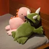 Dinosaur Weighted Hugs Triceratops Plush Soft Pillow Doll Toys For ldren Girls Birthday Xmas Gift Decor J220729