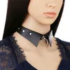 قلادة قلادة قلادة قلادة قوطية قوطية الشرير harajuku cool chocker goth ملحقات الملابس للنساء مجوهرات تأثيري