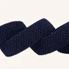 Pasy 40 kolorów płócienne elastyczne dla mężczyzn kobiety modne pin zapinany spękany pleciony pasek na strefę skórzaną pętlę dżins