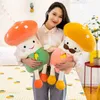 2050Cm New Plush Toy Mushroom Soft Cute Vegetable Pillow Office Pillow Home Decoration For Kids Birthday gift J220729