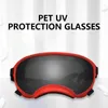 Vêtements pour chiens Lunettes pour animaux de compagnie Protection UV réglable Lunettes de soleil Sports de plein air Ski Anti-buée Lunettes tactiques militaires