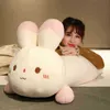 3590Cm Beautiful Rabbit Cuddle Japanese Bunny Soft Stuffed Cute 3 Colors Rabbit Animal Dolls Sleep Pillow at Home Bed Decor Gift J220729