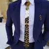 Neck Tie Set Glossy Gold Mirror Necktie Diamante Shape Slim Men Bling Accessory Wedding Night Club Singer DJ Fashion Show Party Tie Suits 221105