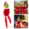 Green Monster Partido de Natal Elf Doll Norsas Pingente de Ornamento Decorações de Interiores para Casa para Casa Feliz Ano Novo 2023 Navida Decoração Presentes