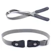 Belts 7 Colors Buckle-Free Waist Belt For Jeans Pants No Buckle Stretch Elastic Women/Men