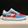 패션 캐주얼 신발 Bathing Apes Sta Low Comics 옐로우 레드 블루 블랙 그린 페이턴트 가죽 로얄 보르도 그레이 브라운 민트 청록 스웨이드 오렌지 핑크 남성 여성 스니커즈