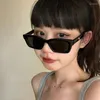 선글라스 2022 여성 사각형 빈티지 브랜드 디자이너 90 년대 레이디 안경 고양이 아이 드라이버 고글 INS