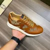 2022SS Casual schoenen Luxe designer Sneaker echt lederen mesh Pointed Toe Race Runner Buiten zijn maat38-45 MKJKK0000002