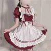 2022 Black Cute Lolita Girl Costume Cosplay Ragazze Donne Bella Ragazza Costumi Animazione Spettacolo Abito vestito giapponese Abbigliamento J220720