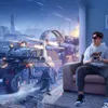 VR/AR-tillbehör Rokid Air 3D AR-glasögon Vikbara VR-smarta glasögon Hemma Spela Spel Anslut mobiltelefon Privat 4K Giant Screen Cinema 221107