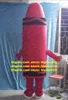 Причудливая красная губа Rouge Mascot Costume Mascotte Crayon Mipstick с каннельным телом улыбающим