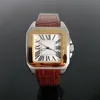 Designer quadrado masculino 40mm Genebra Genebra Movimento de a￧o inoxid￡vel Rel￳gios Case Bracelet Moda Watches Male de alta qualidade Montre de Luxe Presente ￠ prova d'￡gua