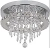 Crystal ceiling lamp Chandeliers round light luxury modern corridor simple balcony indoor creative bedroom lamps