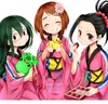 Anime My Hero Academia Ochaco Uraraka Kimono Cosplay Fantas