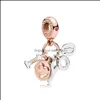 Charms Authentique 925 Sterling Sier Lettres d'amour Pendentif Charms Boîte d'origine pour Pandora Rose Or Perles Fabrication de bijoux Acces253D Dro Dh2Vy