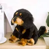 Söt simuleringshundplyschleksaker Tibetan Mastiff Kids Dolls Livtrodukade Peted Pet Toys Soft Shop Decoration Toys for Ldren Kids J220729