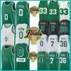 Jayson Tatum Basketball Jersey Larry Bird Jaylen Marcus Smart Brown 0 33 7 36 75th Anniversary Jerseys