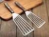 Food Grade Stainless Steel Slotted Turner Shovel Fish Spatula Multi-Purpose Stainless Steel Home Kitchen Cooking Supplies